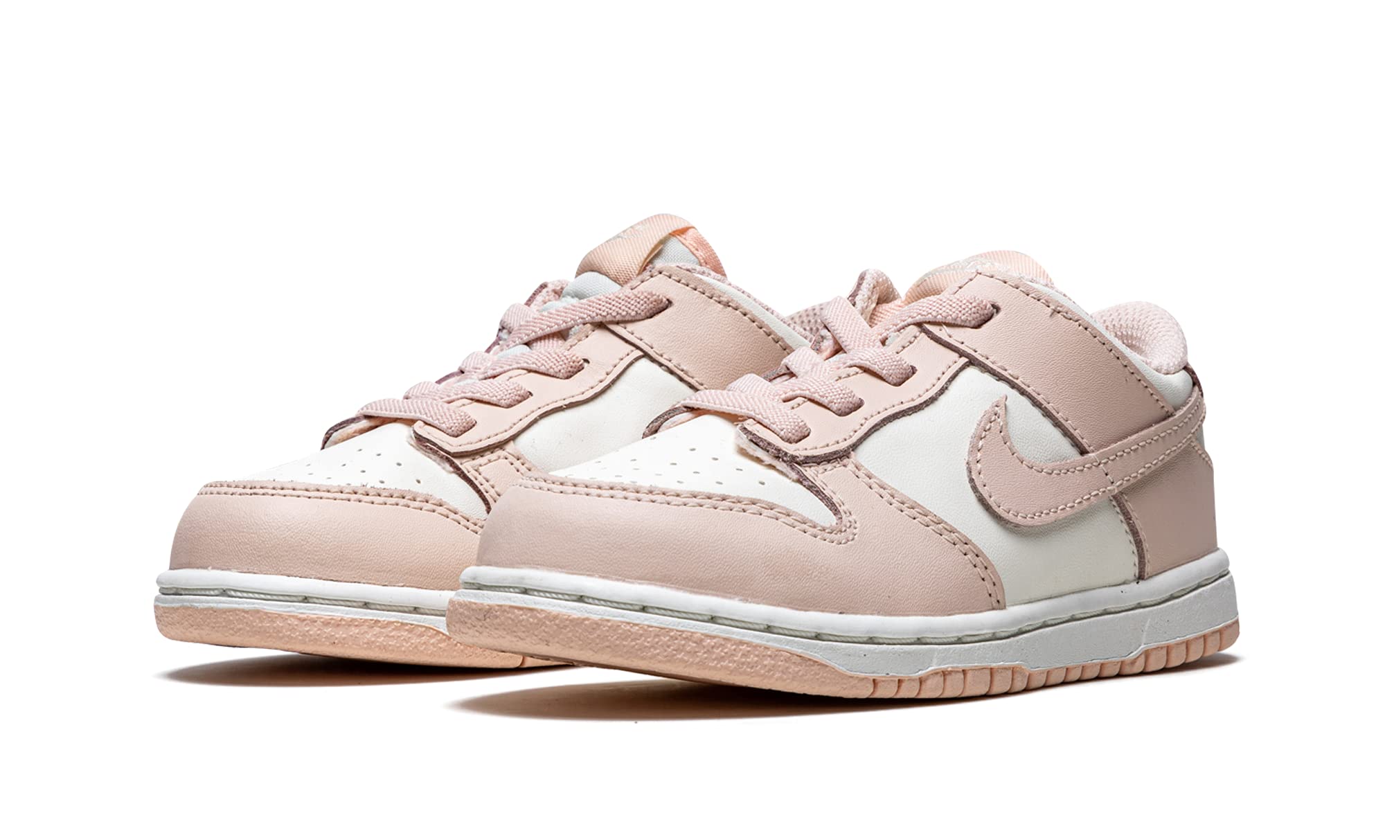 Nike Toddler Dunk Low TD CW1589 101 Orange Pearl Sneakers - Comfortable Kids Shoes for Boys & Girls - Perfect for Playground, School & Casual Wear