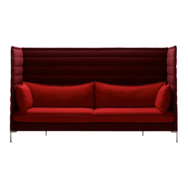 Alcove Highback Sofa - 3 Seater Modern Living Room Couch for Comfortable Lounging & Relaxation