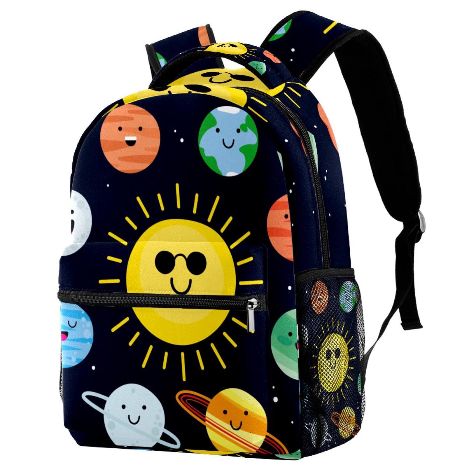 Sun and Friends Lightweight Backpack for Students - Durable Shoulder Bag for College, School & Travel - Water-Resistant Tote Backpack for Everyday Use, Commuting & Outdoor Adventures