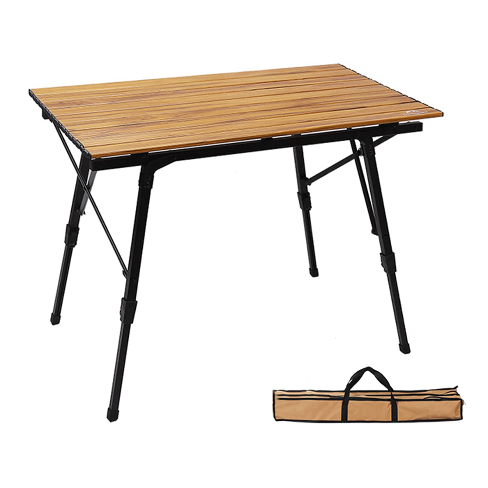 Ultra-Light Aluminum Folding Camping Table - Portable Outdoor Picnic Table with Storage Bag (35.4
