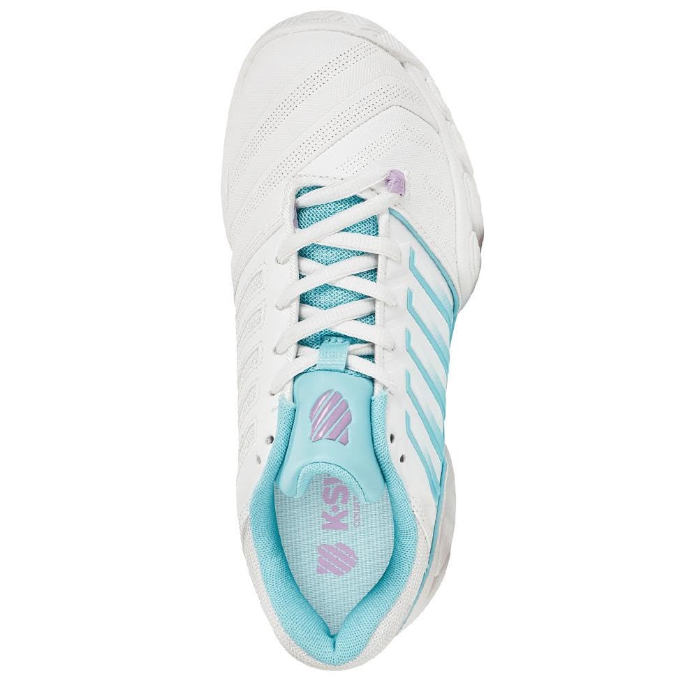 K-Swiss Bigshot Light 4 Kids' Tennis Shoes - Breathable & Lightweight for Junior Players - Perfect for Court Training & Casual Wear