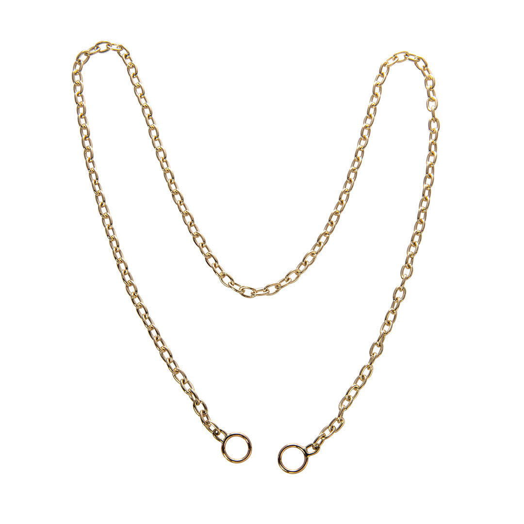 14K Yellow Gold Pulley Chain Necklace for Women - Elegant Dainty Layering Necklace Jewelry Gift for Her - Perfect for Everyday Wear, Date Nights & Special Occasions