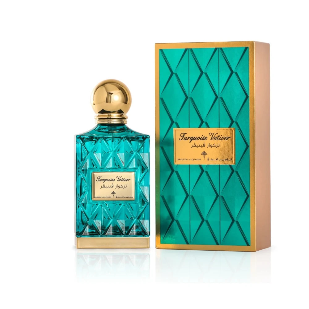 Turquoise Vetiver Eau de Parfum for Women & Men - 75ml Luxury Perfume | Long-Lasting Fragrance for Date Night, Office & Special Occasions