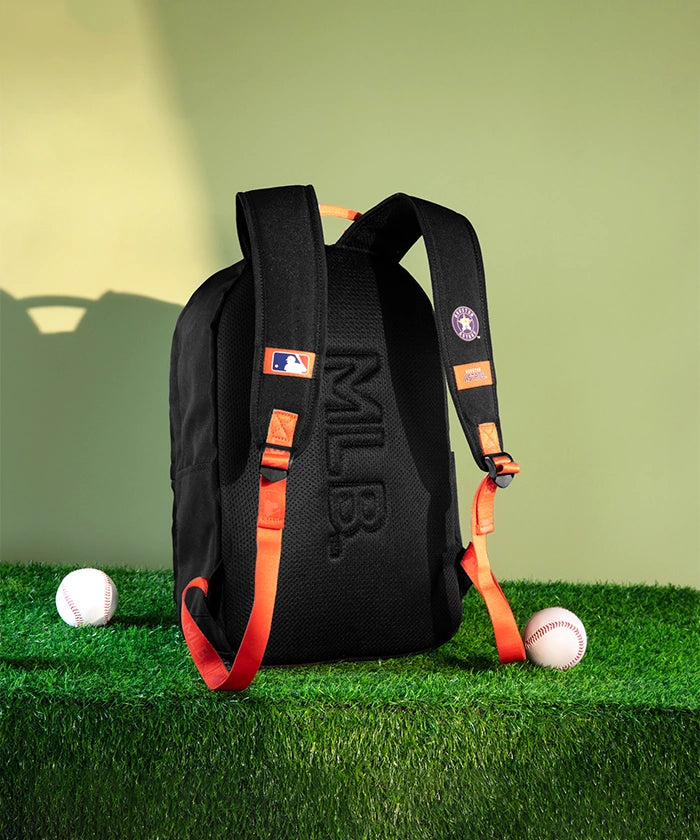 MLB Houston Astros Official Laptop Backpack 15.6 Inch - Durable School & Travel Backpack for Men Women, Perfect for Work, College & Sports Fans