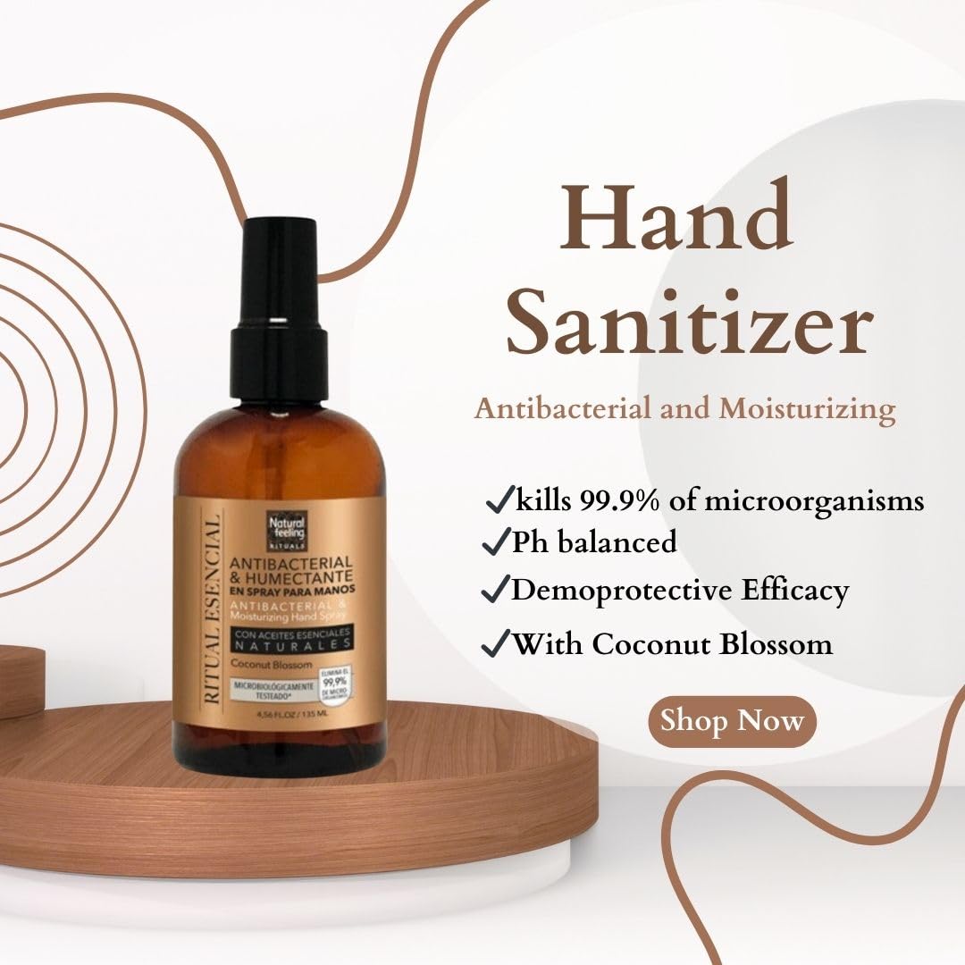 Natural Feeling Hand Sanitizer - Alcohol-Based Moisturizing Gel for Soft Skin | Perfect for Travel, Office & Daily Hygiene