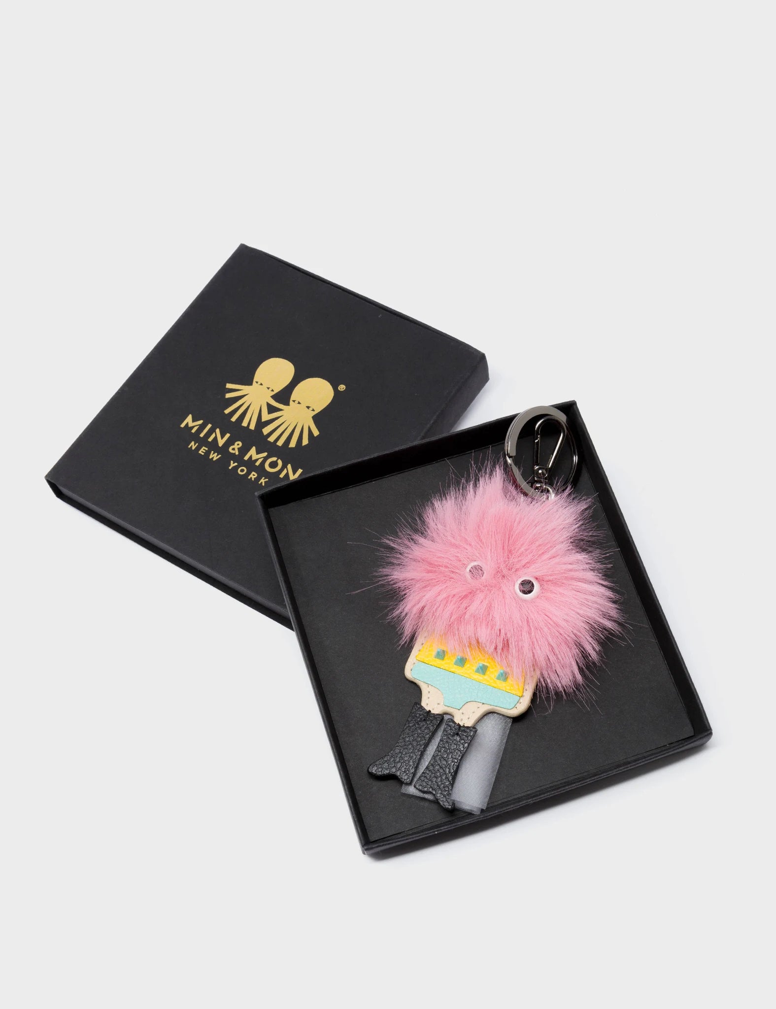 Monster Charm Teddy Pink Faux Fur & Black Leather Boots - Stylish Winter Fashion for Women | Perfect for Casual Outings & Date Nights