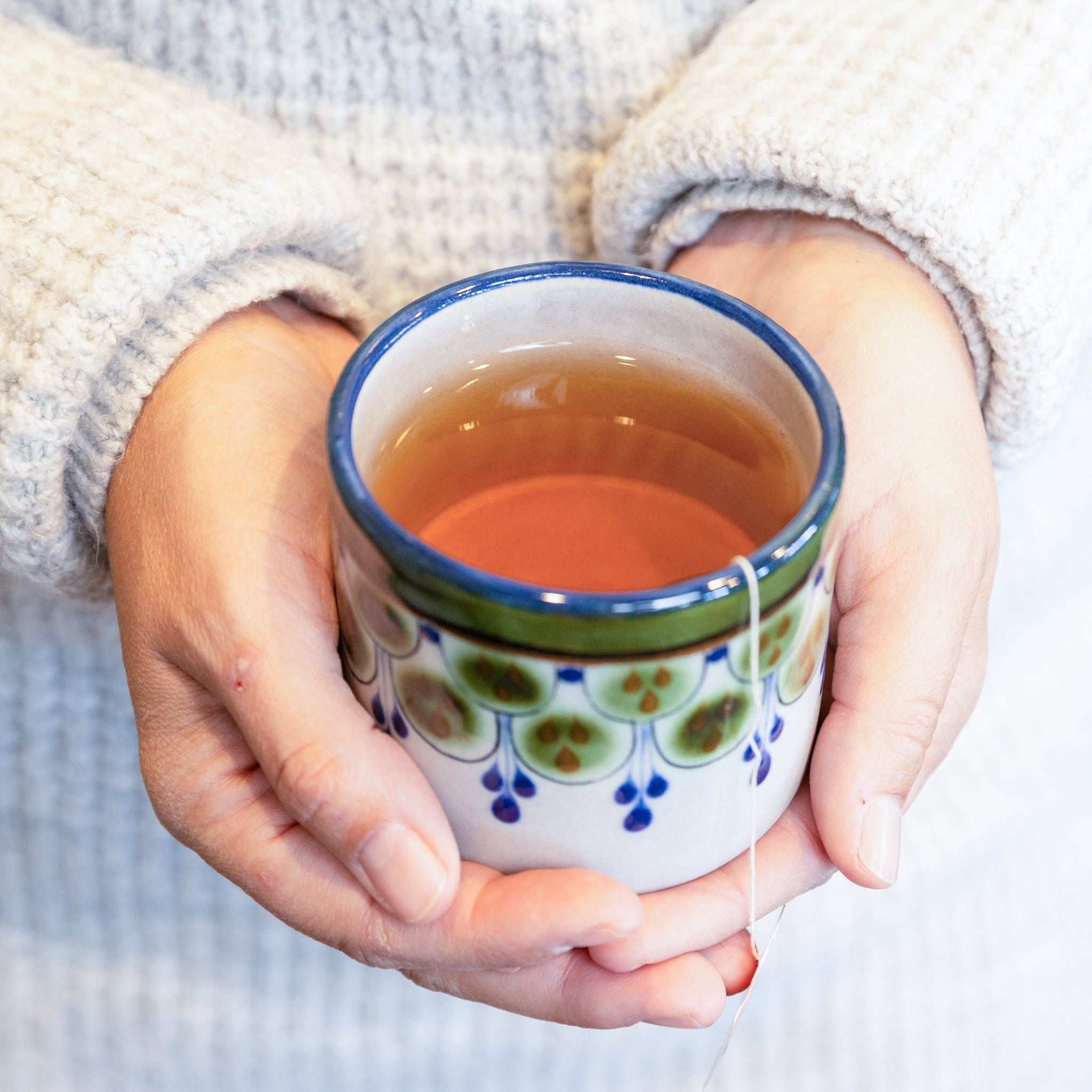 Handmade Guatemalan Stoneware Coffee Cup - Authentic Ceramic Mug for Espresso, Tea & Hot Drinks - Perfect for Home, Office & Gifts