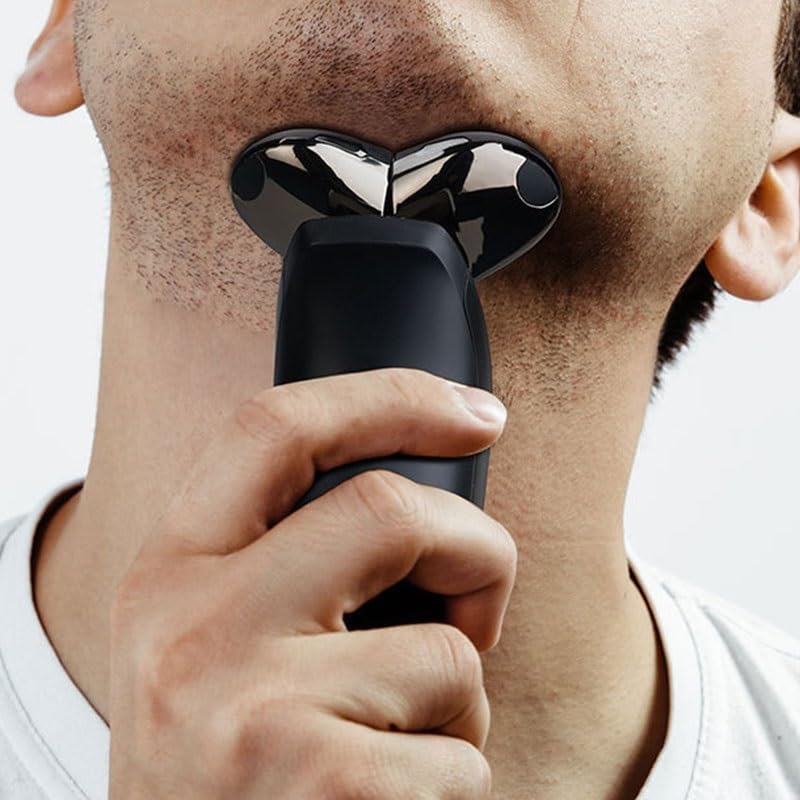 Waterproof Electric Head Shaver for Bald Men - Rechargeable Wet/Dry LCD Razor with Beard Trimmer | Perfect for Travel, Gym & Daily Grooming Routine