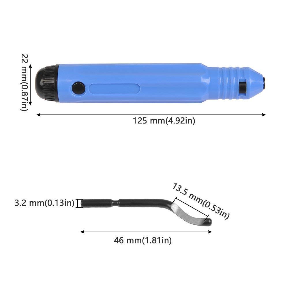 Professional Deburring Tool Kit - High-Quality Debur Knife & Burr Remover for Wood, Plastic, Aluminum, Copper & Steel - Perfect for DIY, Metalworking & Woodworking Projects