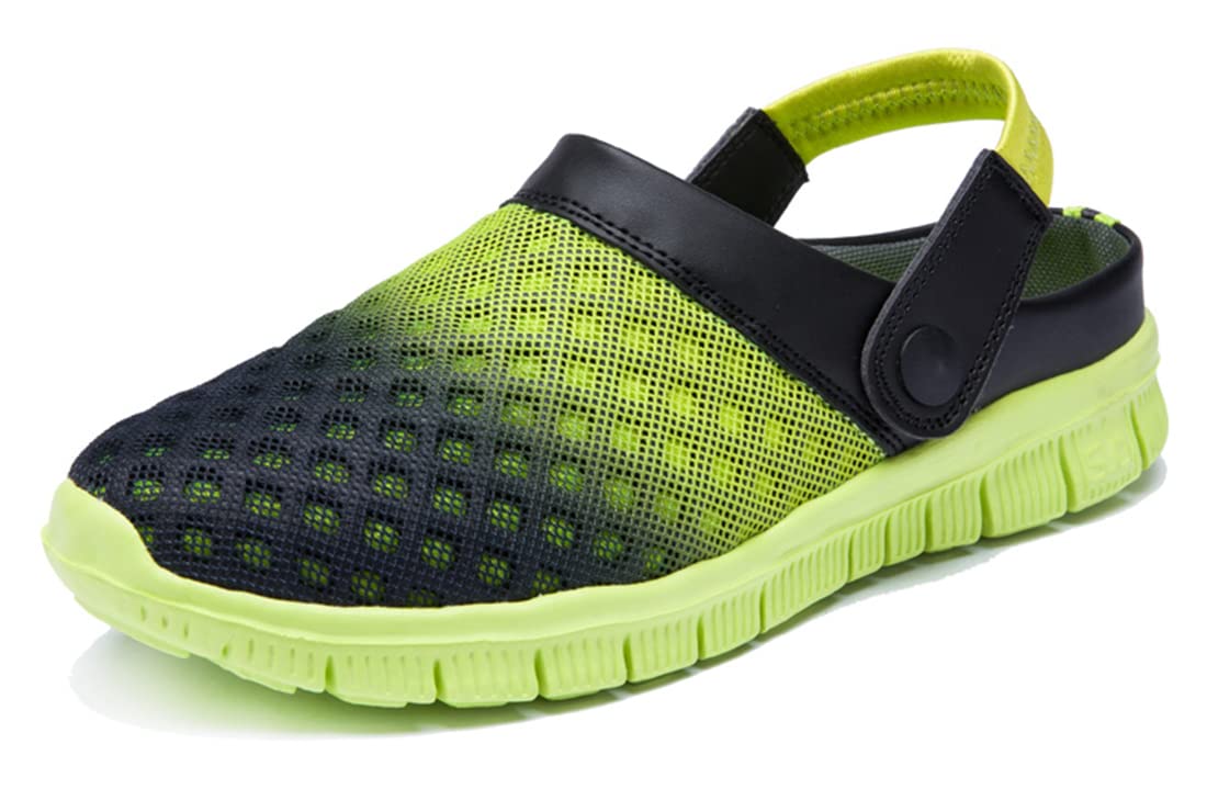 Axcone Men's Women's Garden Clogs - Breathable Mesh Summer Slippers, Lightweight Non-Slip Outdoor Beach Sandals for Walking, Gardening, Poolside & Vacation