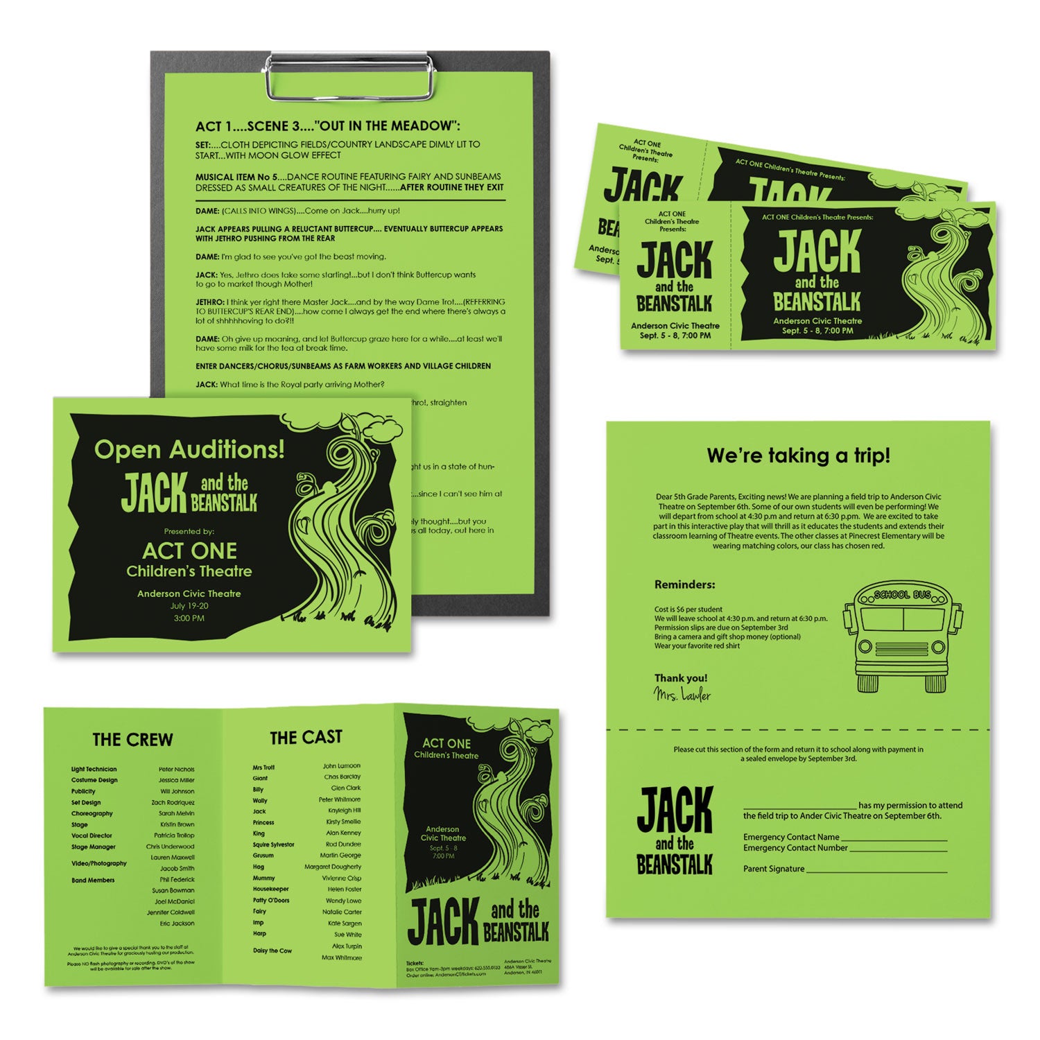 Astrobrights® Vibrant Martian Green Colored Paper - 24 lb Bond Weight, 8.5 x 11 Inches, 500 Sheets per Ream - Perfect for School Projects, Office Documents & Creative Crafts