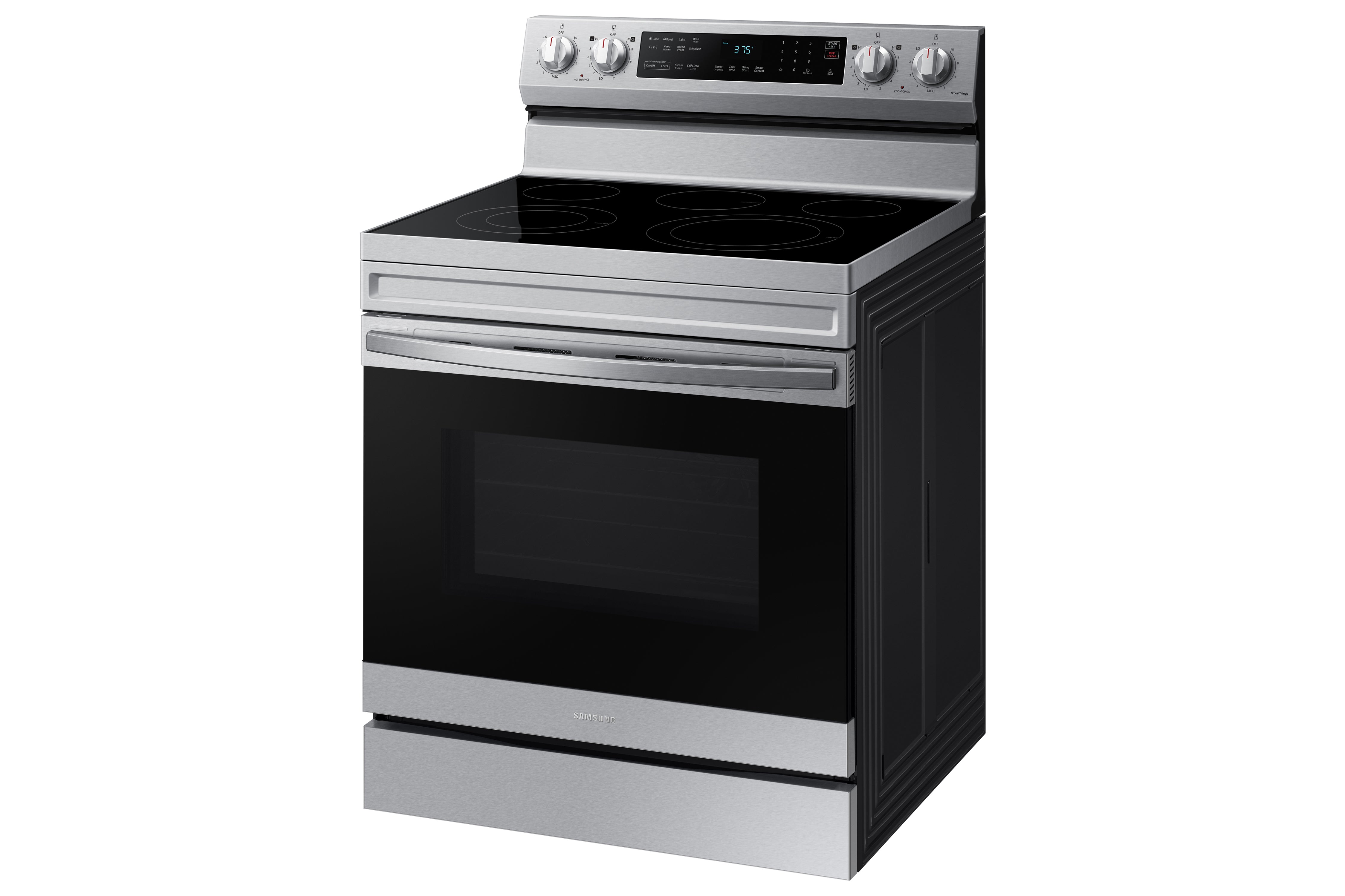 Samsung 6.3 Cu.Ft Smart Stainless Steel Freestanding Electric Range with Air Fry & WiFi (Model NE63A6511SS/AC) - Perfect for Modern Kitchens, Baking, Roasting & Air Frying