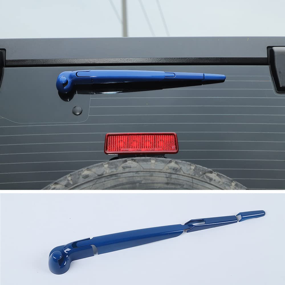 ABS Rear Wiper Blade Cover Trim for Jeep Wrangler JK 2007-2017 - Black Exterior Car Accessories - Durable Off-Road Protection - Perfect for Daily Driving & Jeep Modifications - Weatherproof Design for All Seasons
