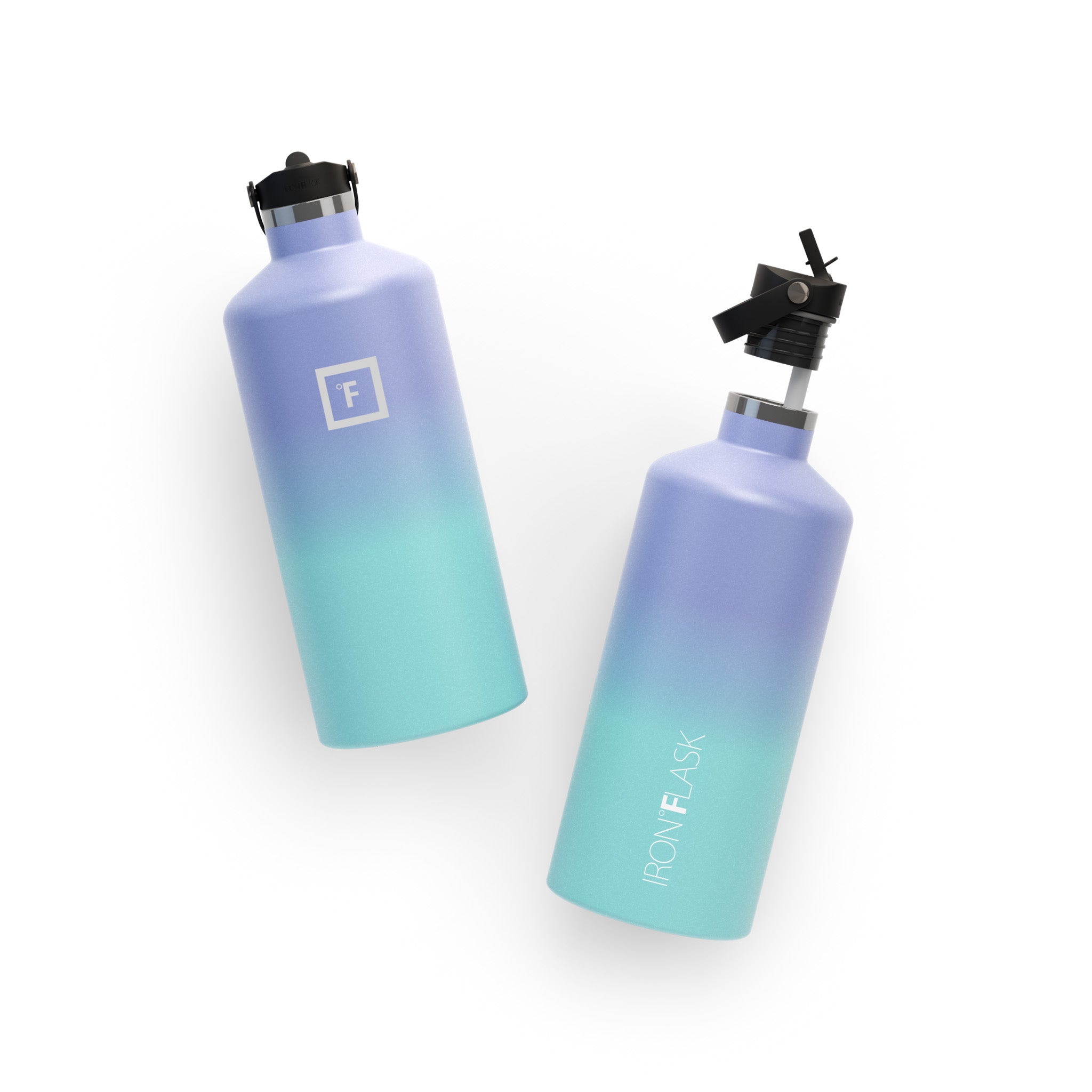 64 Oz Narrow Mouth Water Bottle with Straw Lid - Leak Proof, BPA Free, for Gym, Hiking & Outdoor Activities