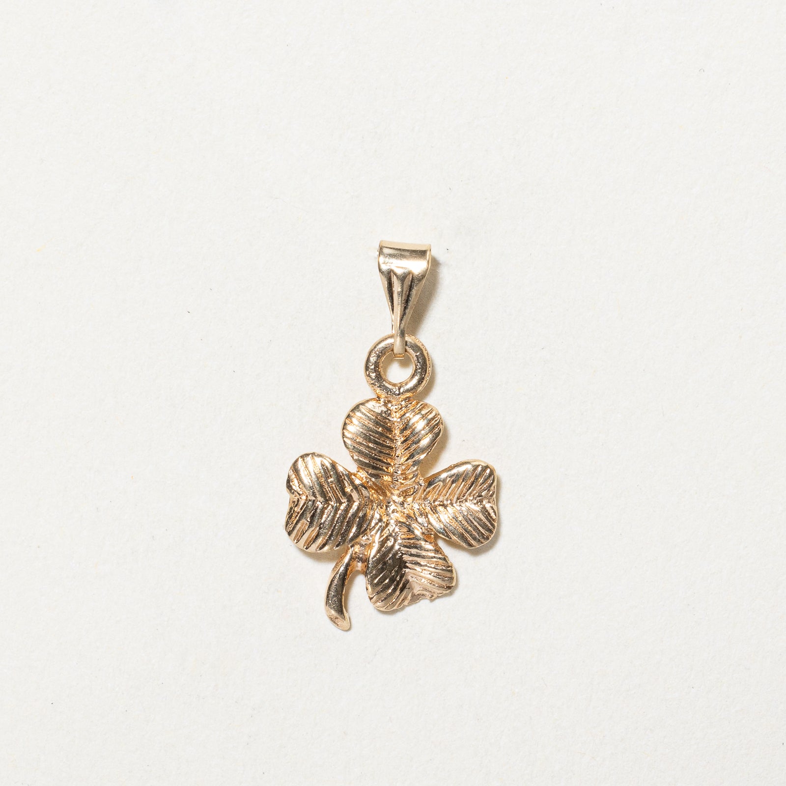 10K Yellow Gold Clover Pendant Necklace for Women - Lucky Four Leaf Clover Charm Jewelry Gift for Birthday, Anniversary & St. Patrick's Day | Elegant Everyday Wear & Special Occasions