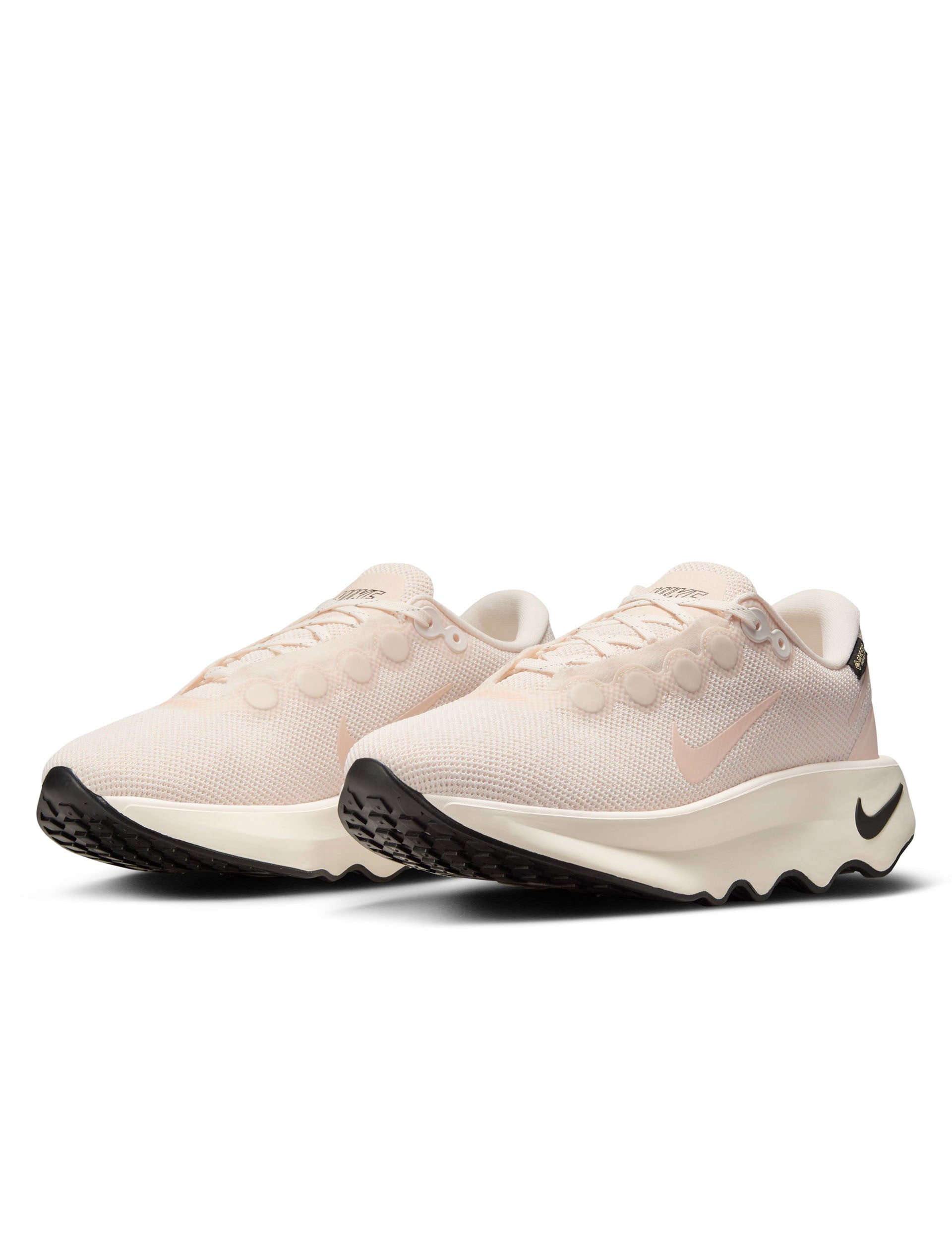 Motiva Gore-Tex Waterproof Hiking Shoes for Men & Women - Lightweight, Breathable & Durable - Guava Ice/Pale Ivory/Sail - Perfect for Outdoor Adventures, Trail Running & Travel