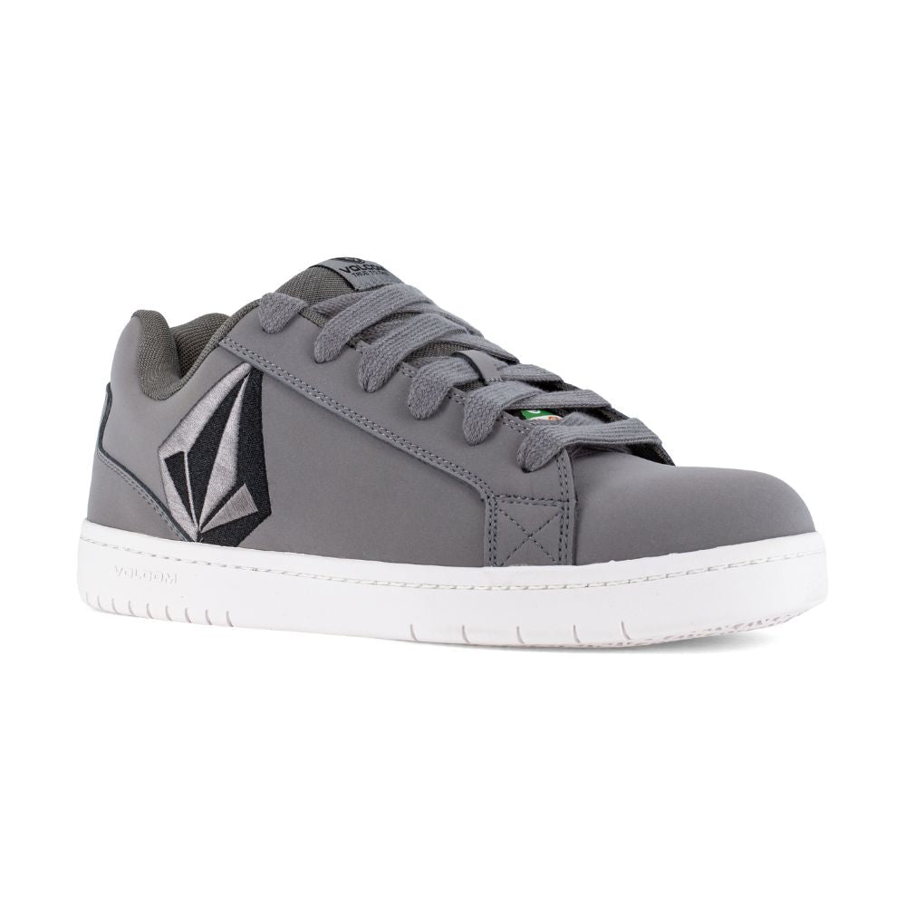 Volcom Stone Men's Composite Toe Safety CSA Skate Shoe VC30468 - Grey Work Boots for Construction, Skateboarding & Outdoor Activities