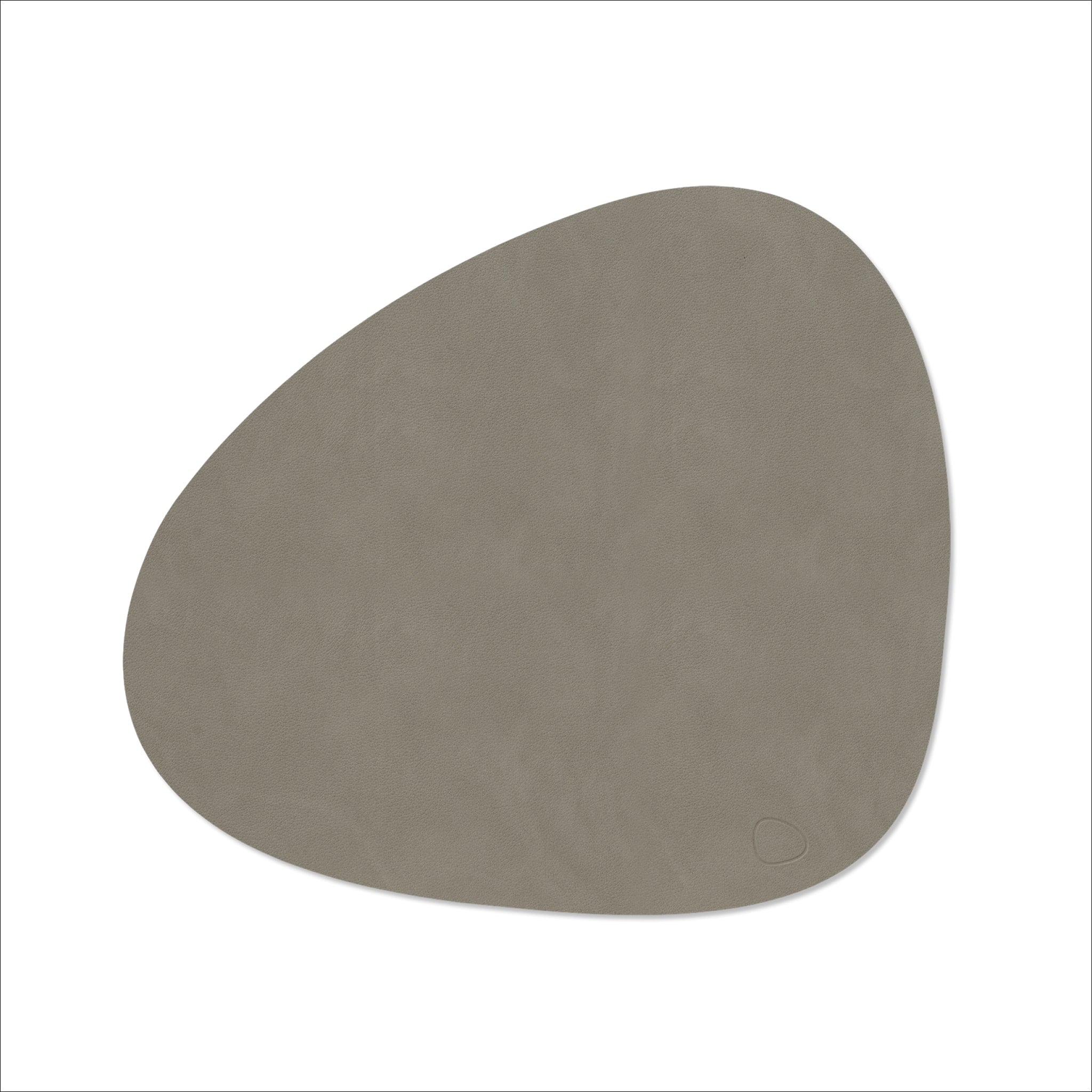 LIND DNA Nupo Curve Table Placemat Large - Flint Grey Non-Slip Dining Mat for Kitchen, Restaurant & Outdoor Use