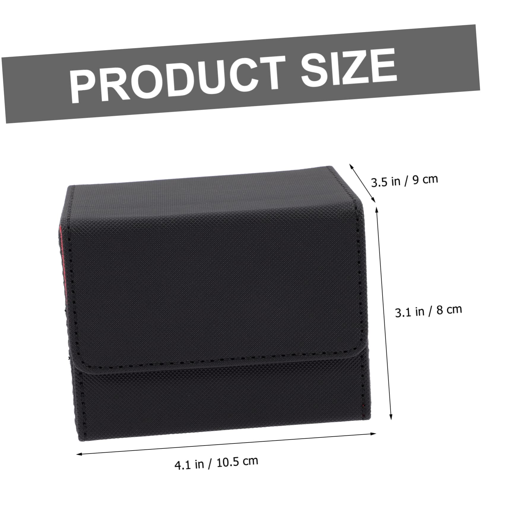 Wakauto 5-Piece Poker Card Storage Box Set - Premium PU Leather Playing Card Holder, Game Mat Case, Jewelry Tray Organizer - Perfect for Casino Nights, Poker Parties, Board Games & Jewelry Display