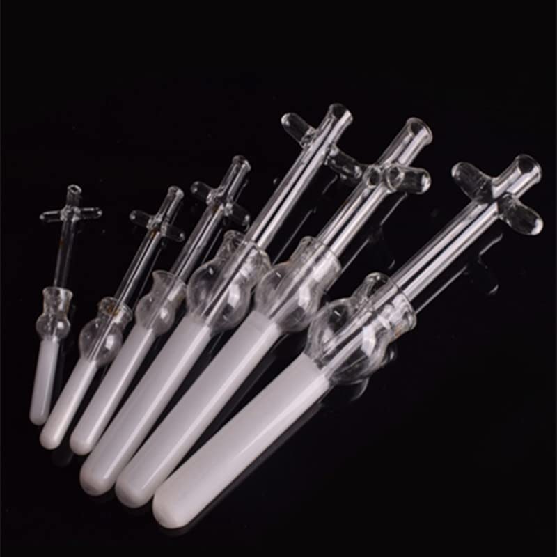 1pc High Borosilicate Glass Homogenizer Tissue Grinder with Cross Handle - 0.5ml, 1ml, 2ml, 3ml, 5ml, 10ml, 15ml, 20ml, 30ml, 50ml Sizes - Ideal for Lab Sample Preparation, Cell Disruption & Tissue Homogenization