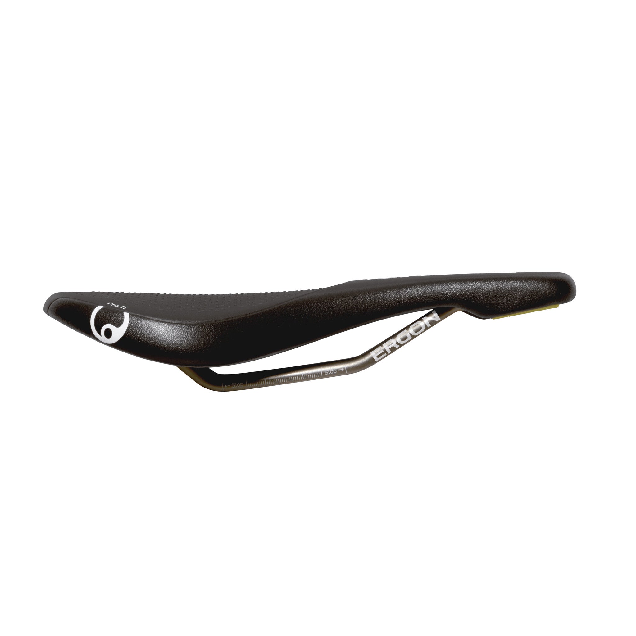 Ergon SMD2 Pro Titanium Ergonomic Bike Saddle - Lightweight & Durable Cycling Seat for Road & Mountain Bikes - Perfect for Long Rides & Commuting