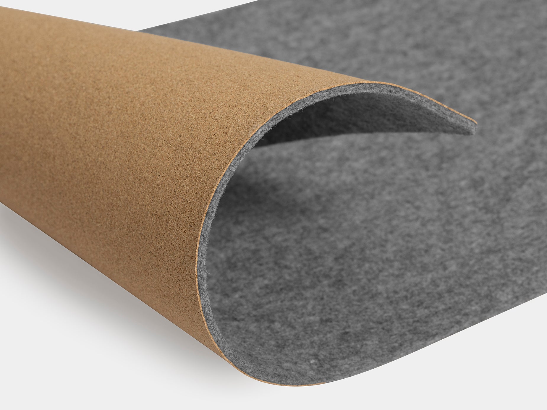 Premium Felt & Cork Desk Mat - Non-Slip, Eco-Friendly Office Accessory for Laptop, Keyboard & Mouse - Perfect for Home & Workspace Organization