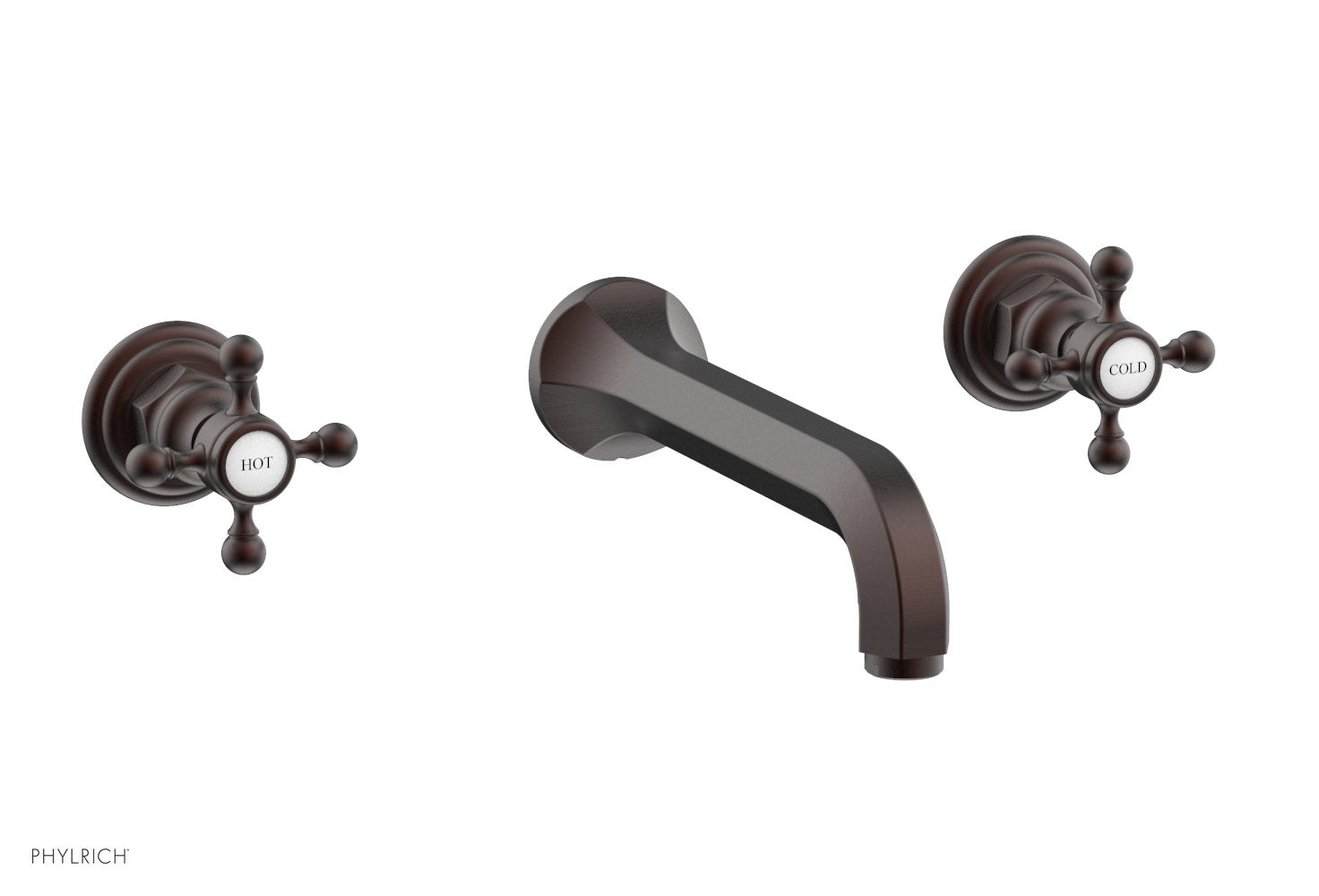 HEX TRADITIONAL Wall Mounted Lavatory Sink Set 500 11 - Perfect for Bathroom, Powder Room, and Guest Bathroom Decor