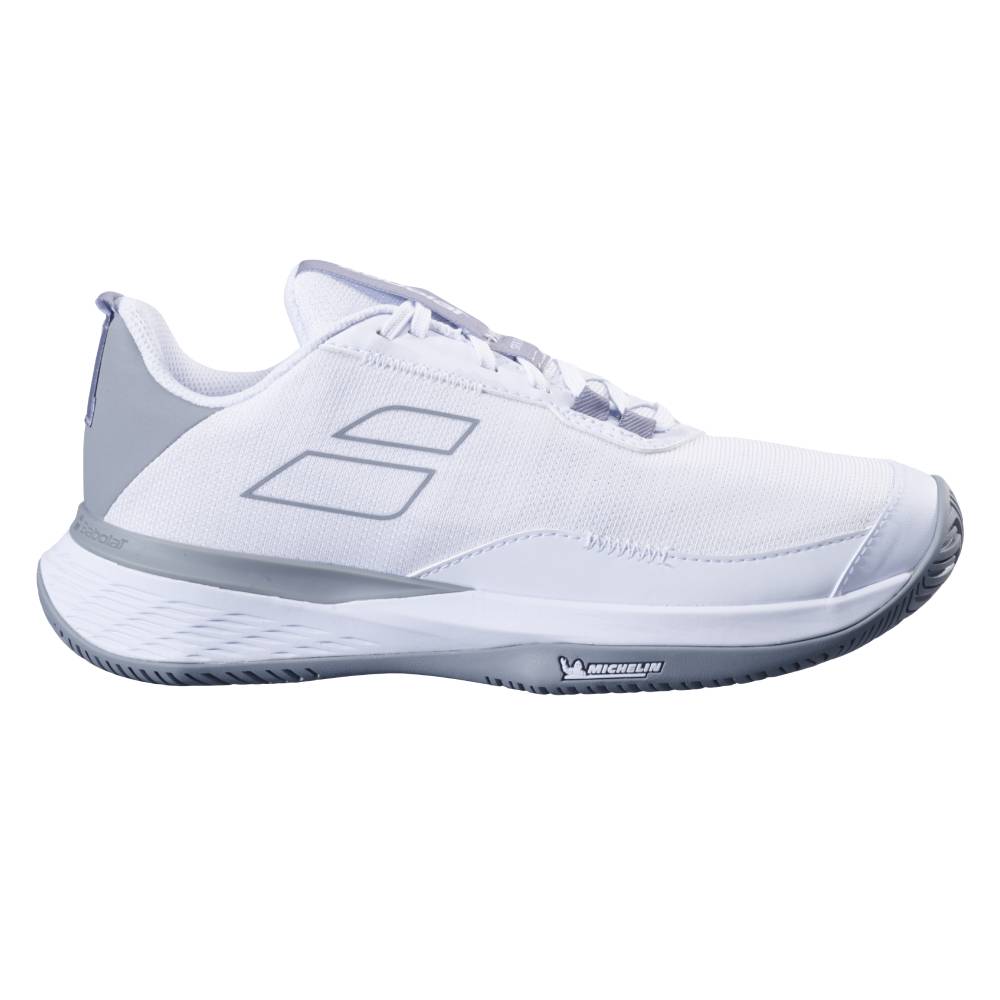 Babolat SFX EVO Women's Tennis Shoes - White | Lightweight & Supportive Court Shoes for Women | Perfect for Tennis, Pickleball & Casual Wear