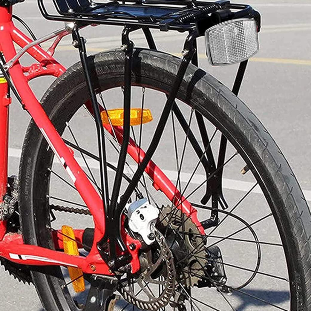 10PCS Bike Reflectors - Front & Rear Bicycle Safety Lights for Handlebar & Saddle | High Visibility Cycling Accessories for Night Riding & Commuting