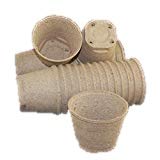 Biodegradable Jiffy Peat Pots 4.33 Inch Round Deep Seed Starter Trays - Case of 340-960 - Ideal for Indoor Gardening, Greenhouses & Organic Seed Starting