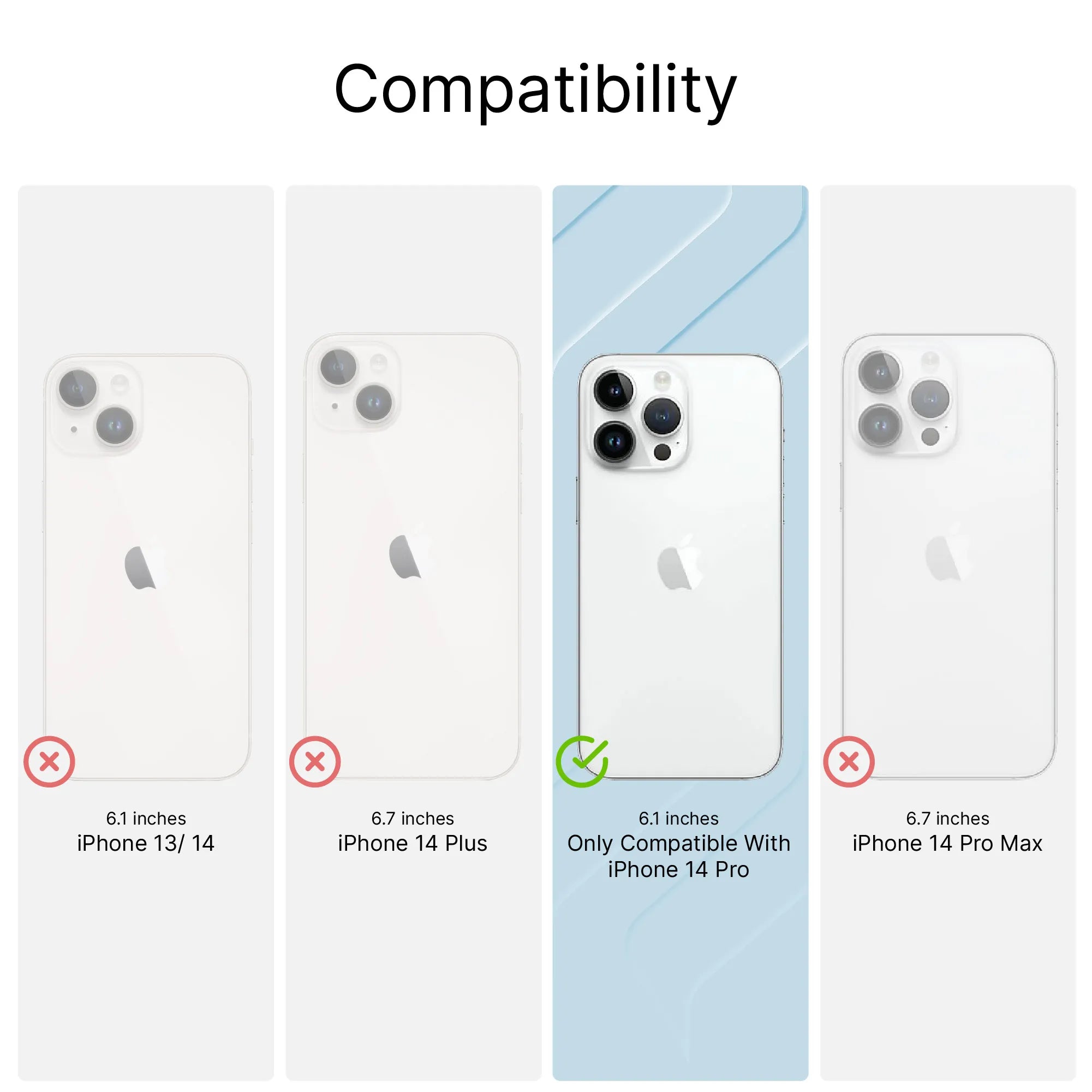 iPhone 14 Pro Case with MagSafe Compatibility - Shockproof Protective Cover for Everyday Use, Travel & Outdoor Activities