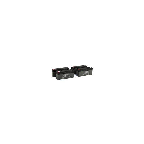 FG-10301 Replacement 6V 3Ah SLA Rechargeable Battery - 4 Pack for Security Systems, Emergency Lights & Power Backup