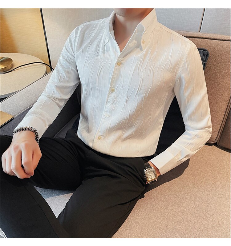 Premium LUXE Long Sleeve Shirt for Men & Women | Soft Comfortable Button Down Shirt | Perfect for Office, Casual Wear & Date Night Outfits