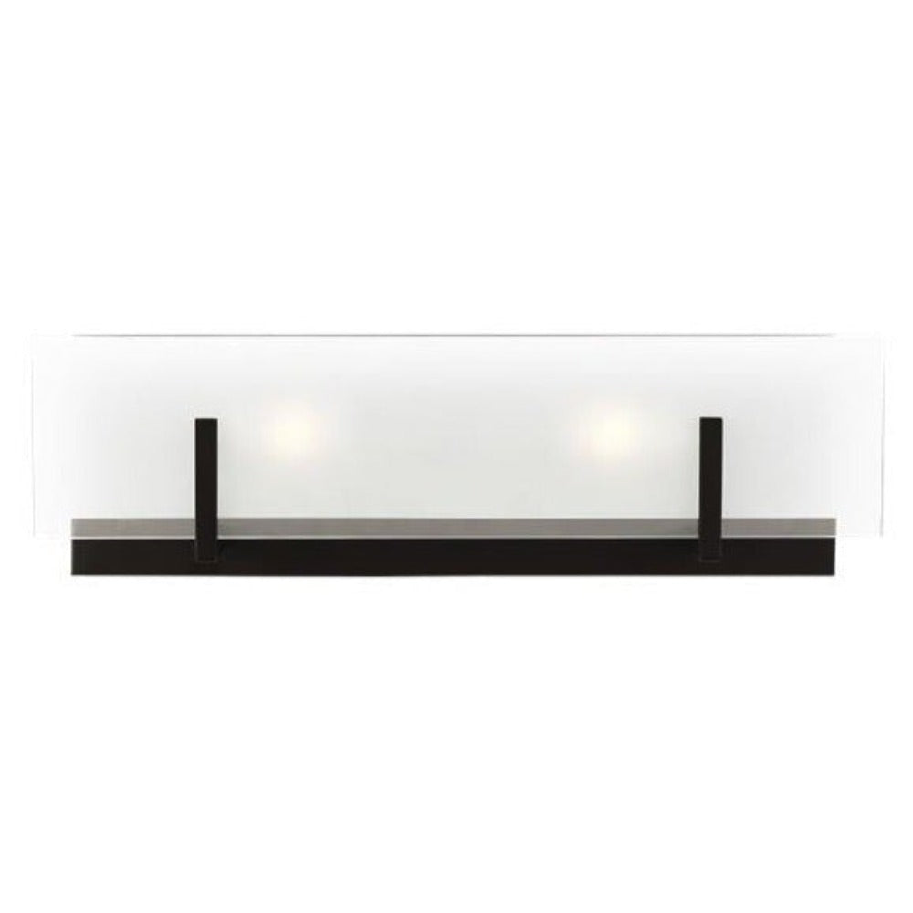 Sienna Two-Light Vanity Light Fixture - Modern Bathroom Vanity Lighting for Makeup & Grooming - Perfect for Bedroom, Bathroom, and Dressing Room Decor