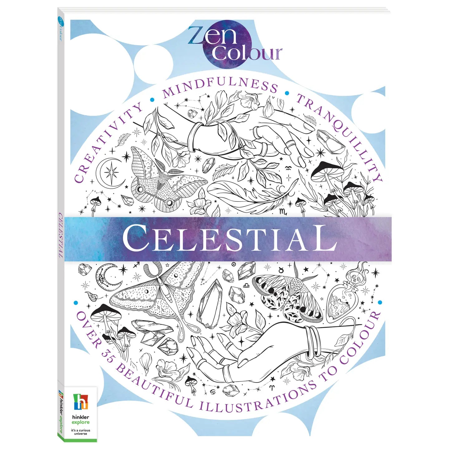 Zen Coloring Book for Adults - Celestial Mandala Designs for Stress Relief & Relaxation | Perfect for Meditation, Art Therapy & Mindfulness Practices