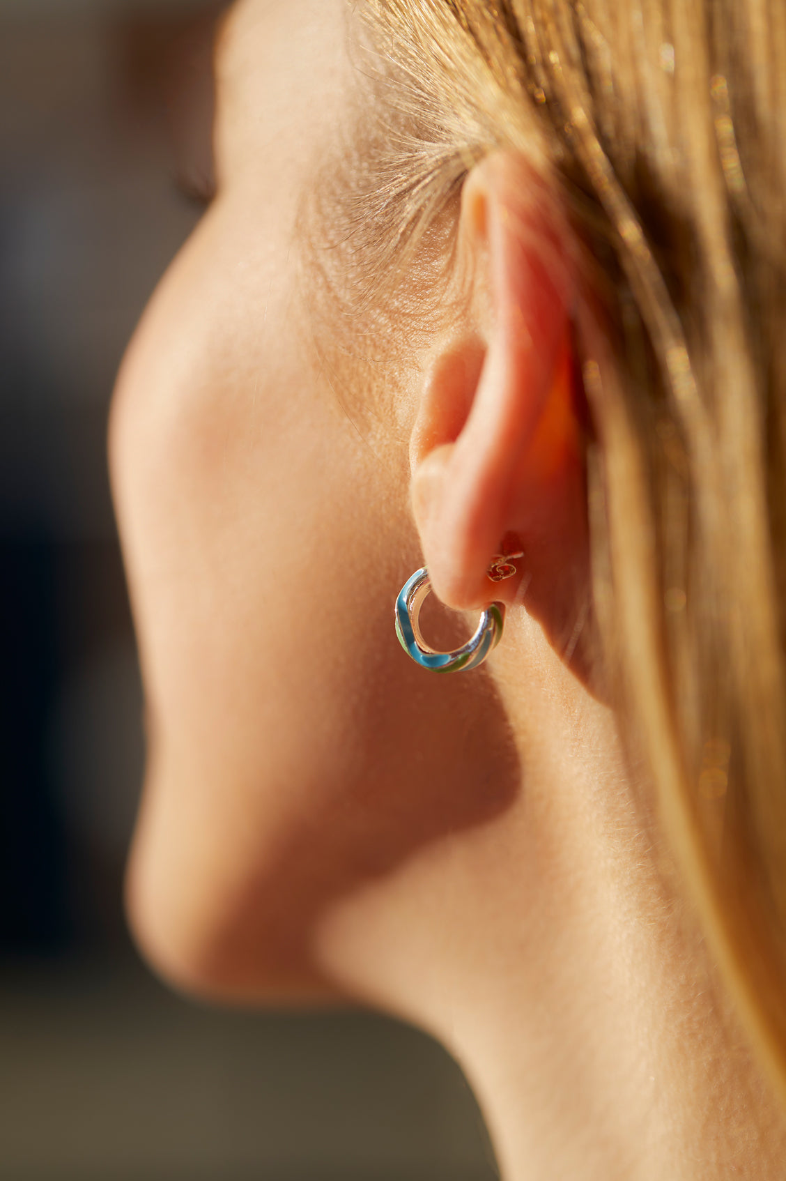 Multi Wave Hoops Earrings for Women - Trendy Boho Chic Dangle Earrings for Everyday Wear & Party | Perfect for Casual Outfits, Beach Vacations & Festivals