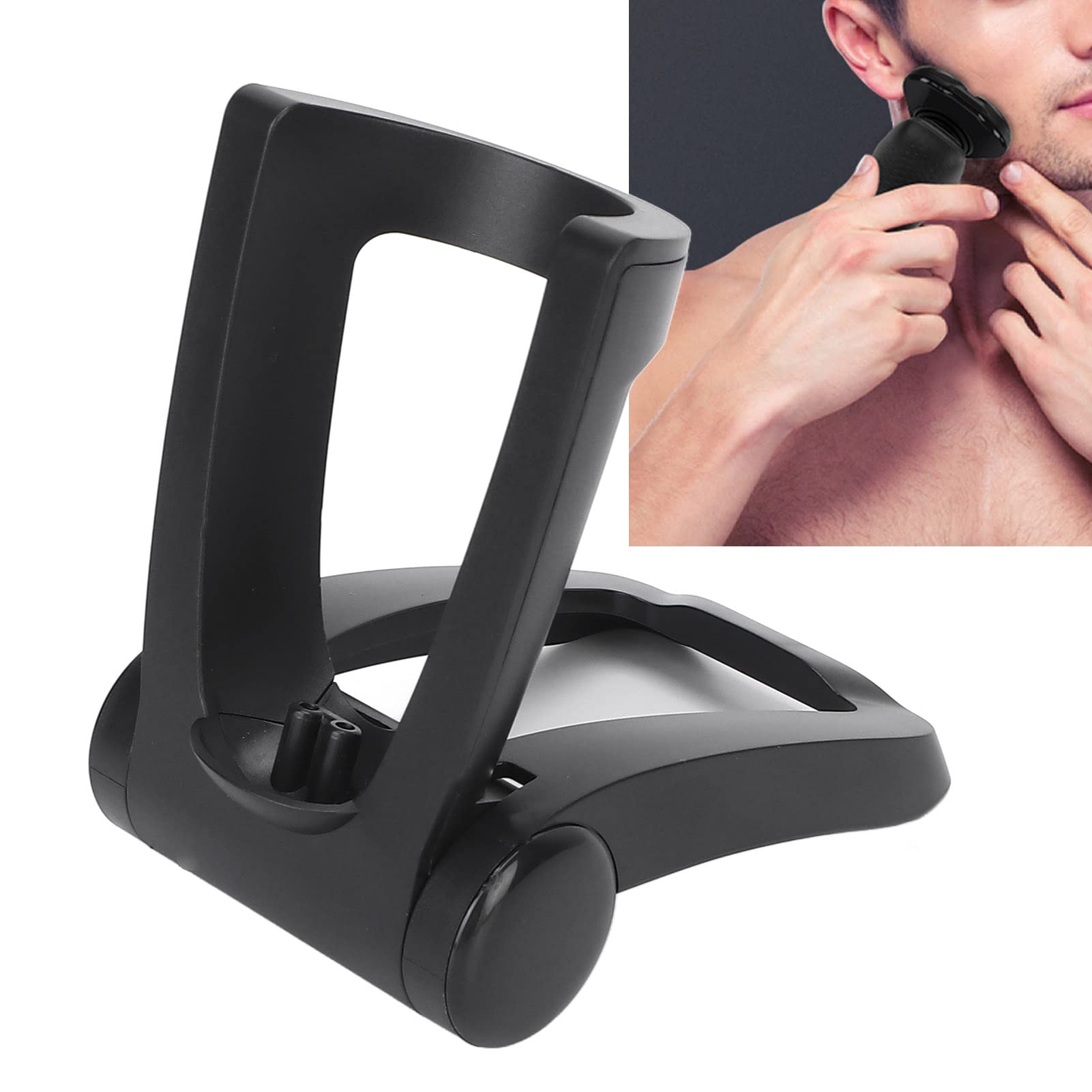 Rechargeable Electric Shaver Charging Station - Foldable Shaver Holder & Charging Base for Men's Grooming - Perfect for Travel & Home Use