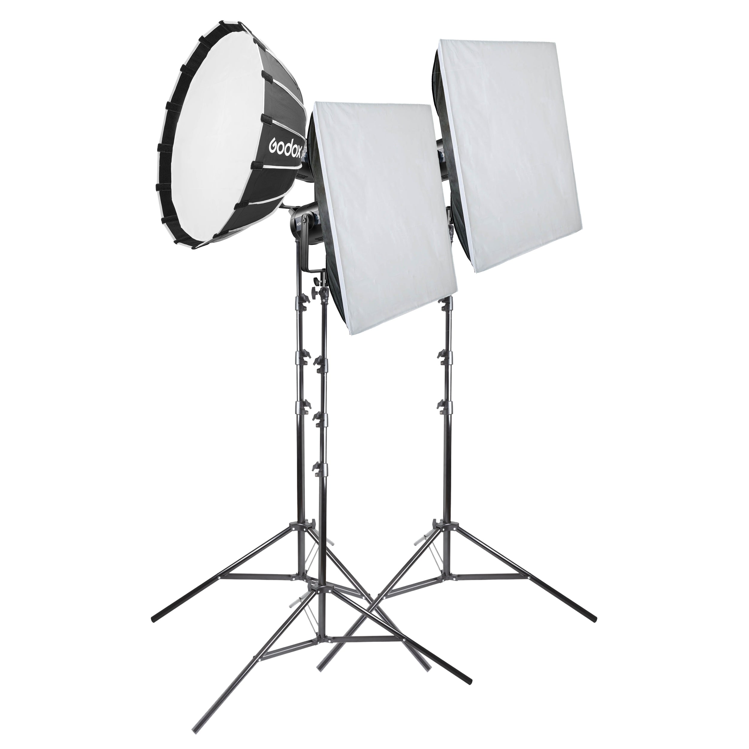 GODOX SZ150R 150W LED Video Light Kit with 3-Head Softbox - Professional Continuous Lighting for Photography, YouTube & Studio Filming - Perfect for Portrait, Product, and Live Streaming