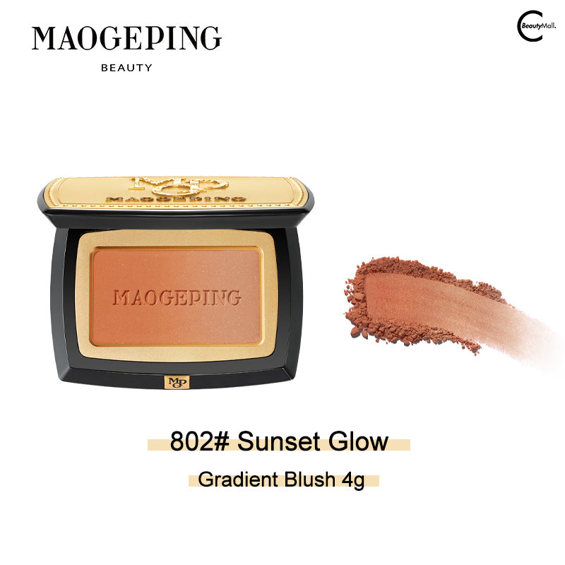 MAOGEPING Cloud Silk Gradient Blush - Natural Flush Powder Blush for Cheeks, Buildable & Long-Lasting - Perfect for Daily Makeup, Special Occasions & Photoshoots