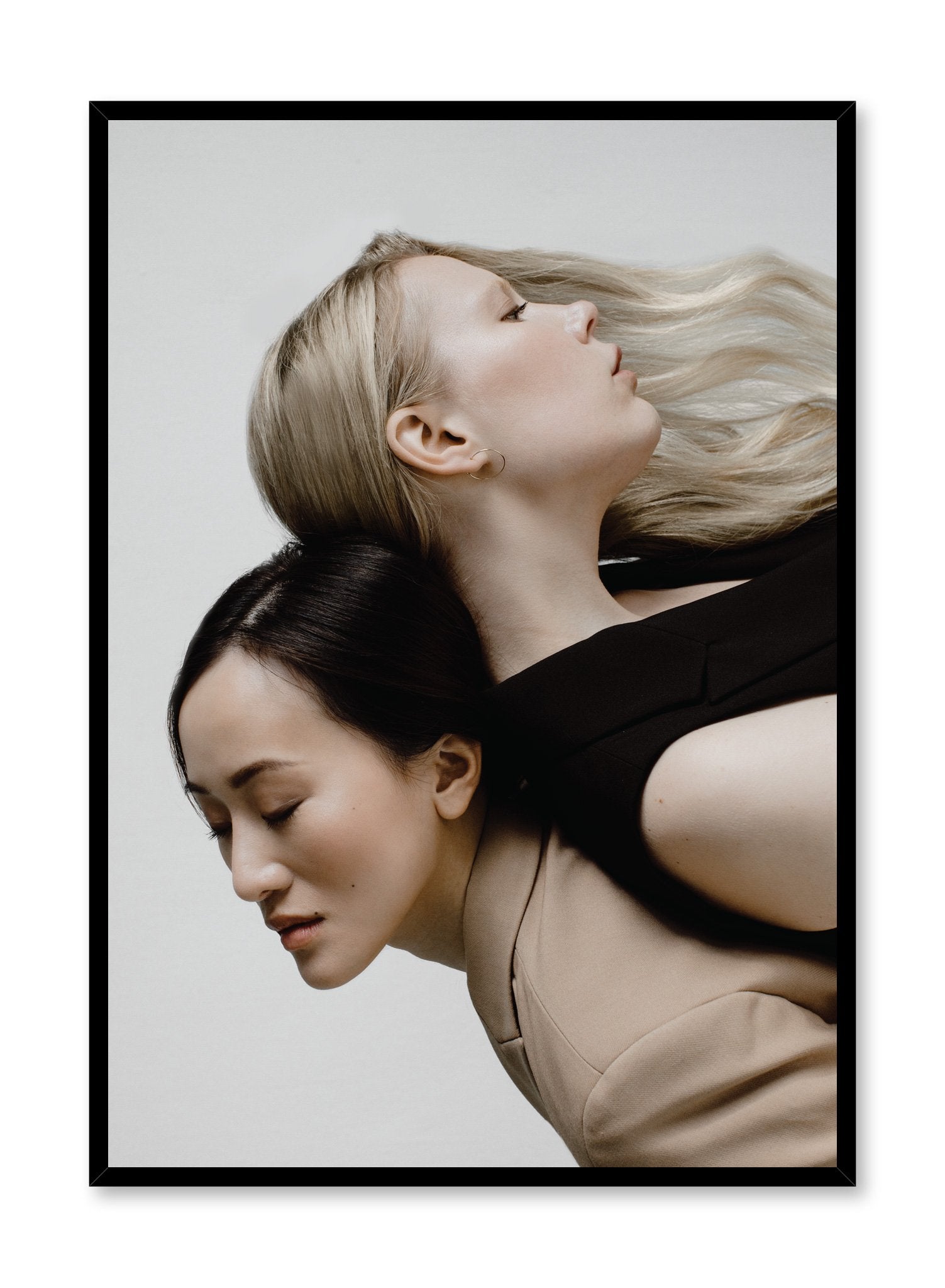 Lean On Me No.2 Motivational Wall Art Poster - Inspirational Home & Office Decor for Living Room, Bedroom, or Workspace