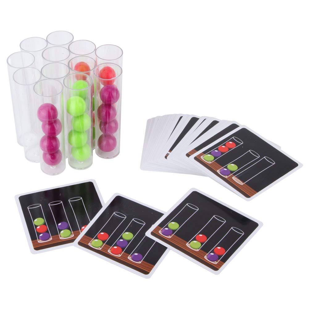 Speed Logic Game Ball - STEM Educational Toy for Kids | Inference & Thinking Test Tube Game | Early Learning & Baby Food Storage Box | Perfect for Classroom, Home Play & Travel Activities
