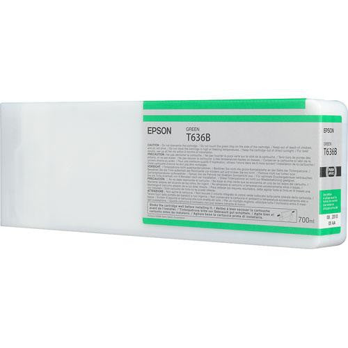 Epson T636B00 700ml Ultrachrome HDR Ink Cartridge for SureColor P7000/P9000 Printers - High-Quality Green Ink for Professional Photo Printing & Fine Art Reproduction