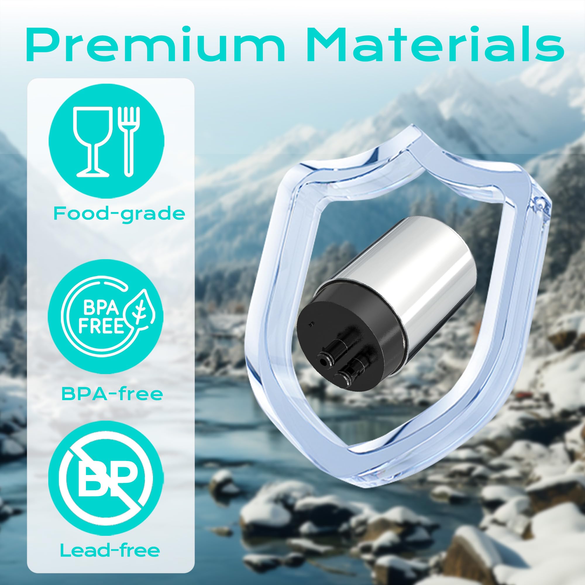 Brita® Sink Filter Replacement - 3 Pack Faucet Water Filter Compatible with Brita 36311, FR-200 & FF-100 Models | Clean Drinking Water for Kitchen, Office & RV Use