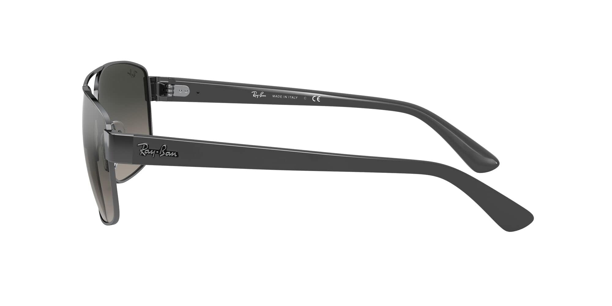Ray-Ban RB3663 Metal Rectangular Polarized Sunglasses for Men & Women - UV Protection, Classic Aviator Style for Driving, Beach & Outdoor Activities