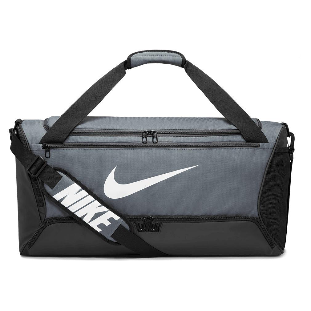 Brasilia 9.5 Training Duffel Bag 60L Medium - Waterproof Gym Bag for Men & Women, Durable Sports Duffel with Shoulder Strap - Perfect for Gym, Travel, Workout & Sports Gear Storage (Iron Grey/Black)