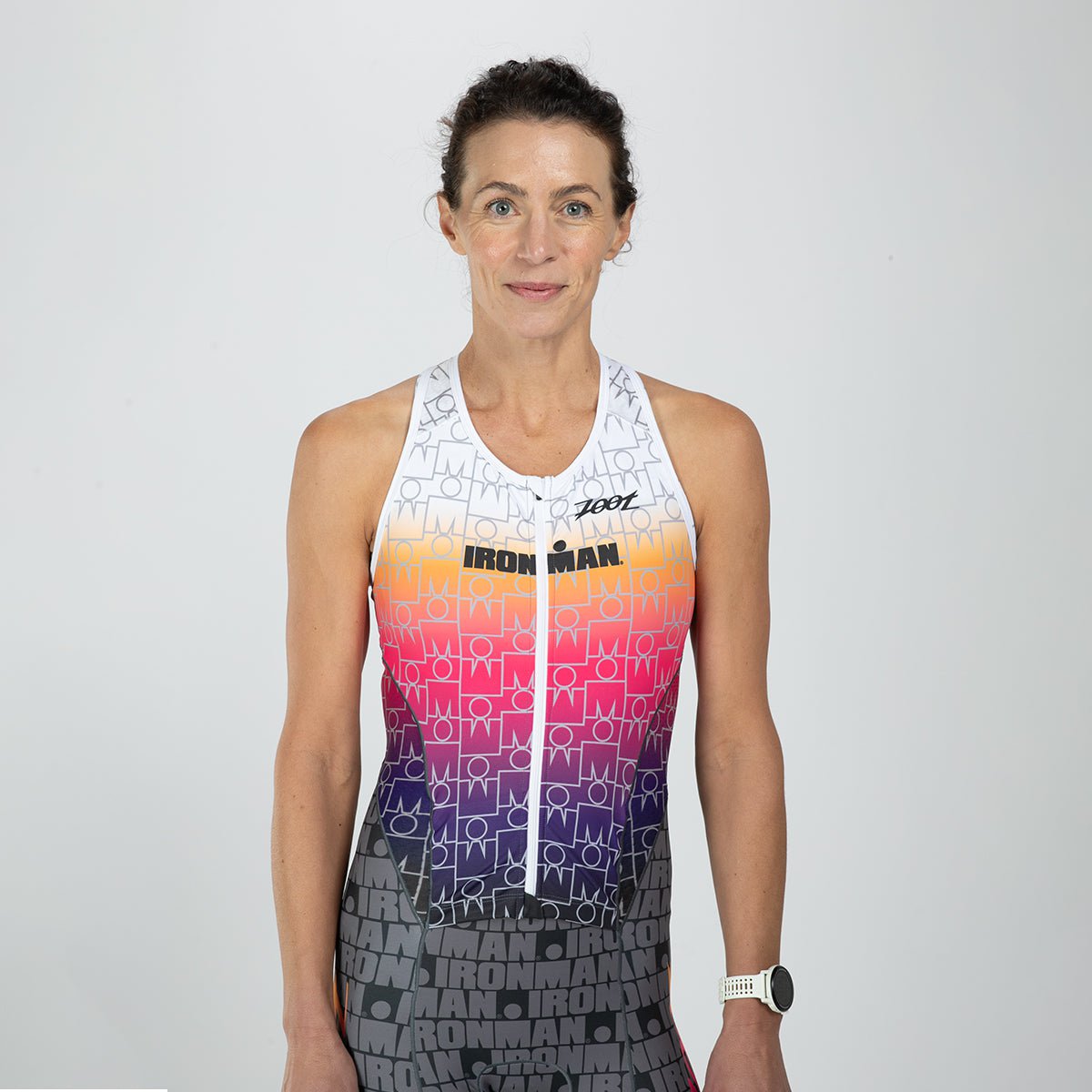 Women's Limited Edition Tri-Sleeves Full Zip Racesuit - IM Endurance - Perfect for Triathlons, Cycling & Running Competitions