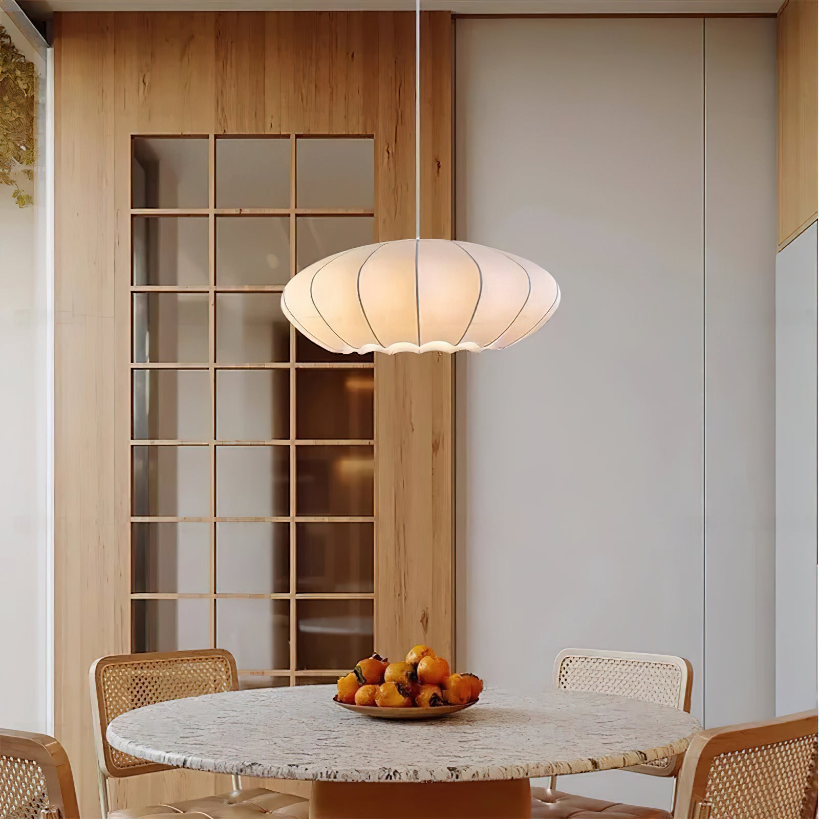 Makoto Pendant Lamp - Modern Japanese Inspired Hanging Light Fixture for Dining Room, Kitchen Island & Bedroom Decor