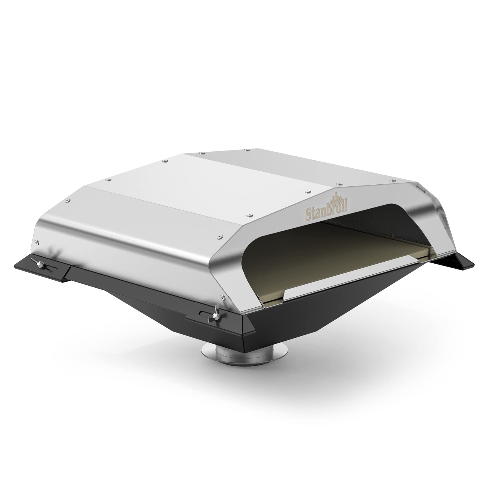 Stanbroil Wood Fired Pizza Oven Attachment for Pellet Grills - Compatible with Traeger, Pit Boss, Camp Chef & More - Outdoor Pizza Maker for Backyard Cooking, Camping & BBQ Parties