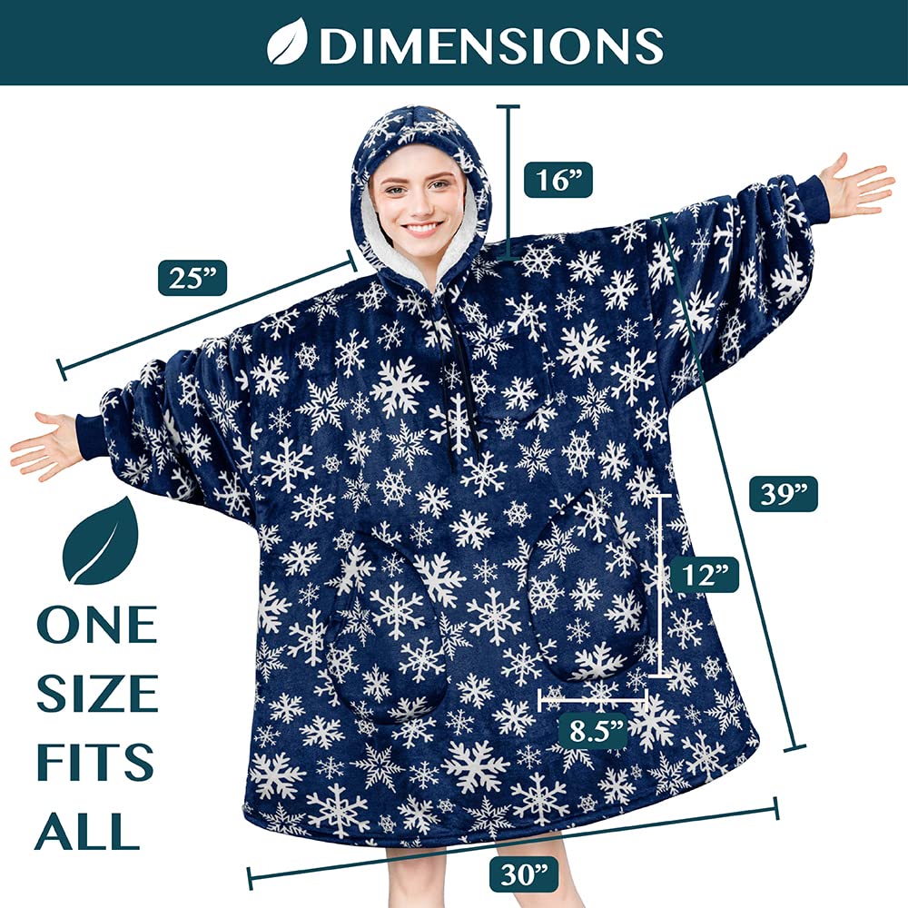 PAVILIA Women's Sherpa Wearable Blanket Hoodie - Oversized Fleece Hooded Sweatshirt for Men & Women | Cozy Loungewear for Home, Camping & Outdoor Activities