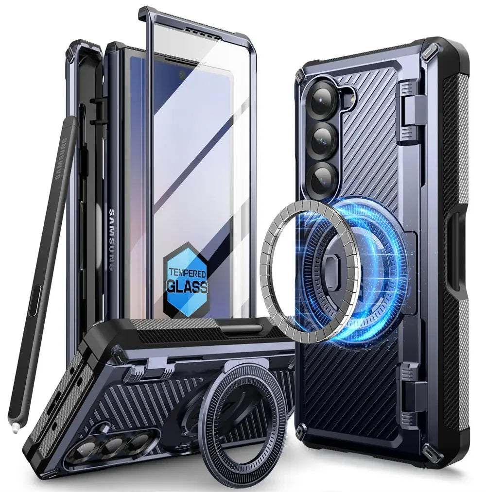 SUPCASE UB Pro Magnetic Rugged Shockproof Case for Samsung Galaxy Z Fold 6 - Heavy Duty Protection for Work, Outdoor & Travel